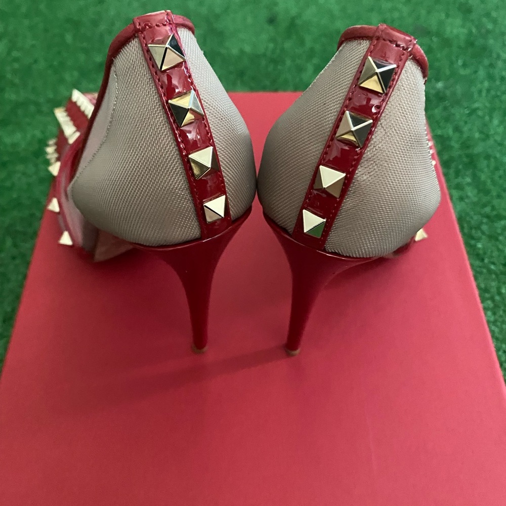 VALENTINO SHOES, size 9. Red and has only been worn once!